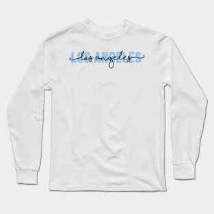 Los Angeles - Blue Long Sleeve T-Shirt